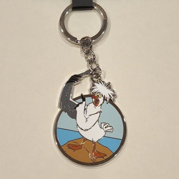 Loungefly Disney the Little Mermaid Scuttle Seagull Keychain NEW - Picture 12 of 12